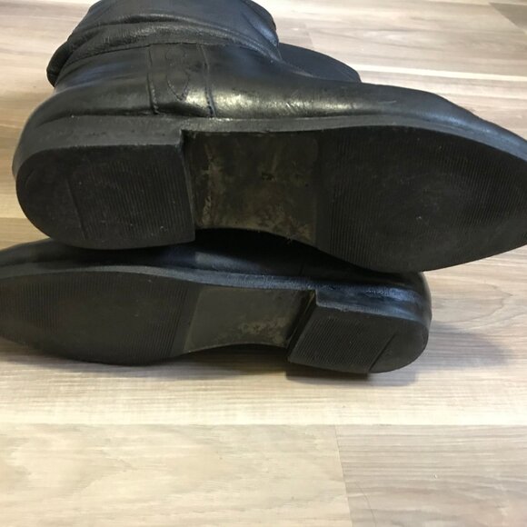 Luso Ladies Black Leather Tall Boots Size 40 - Picture 6 of 6